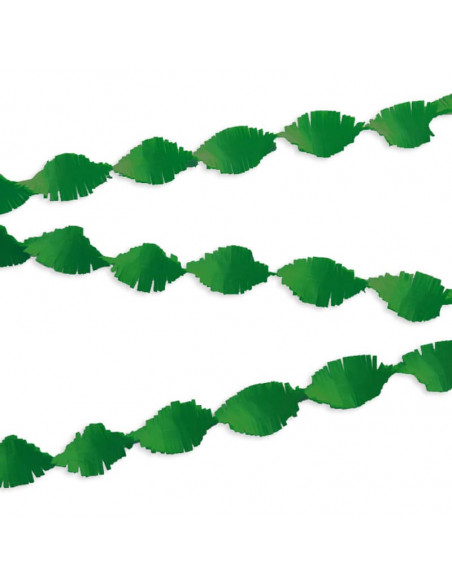Mørkegrøn Crepe guirlande