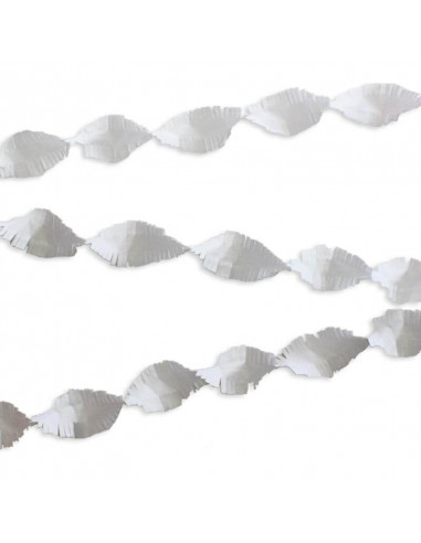 Hvid Crepe guirlande