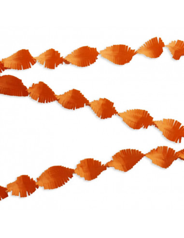 orange Crepe guirlande