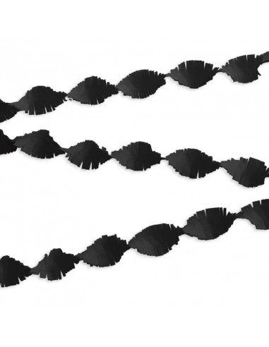 Sort Crepe guirlande