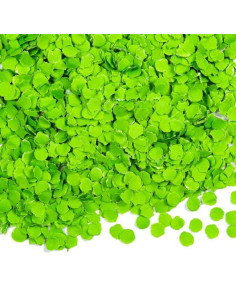 grøn konfetti
