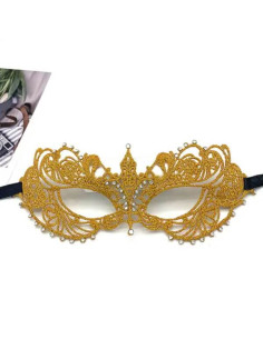 øjenmaske guld