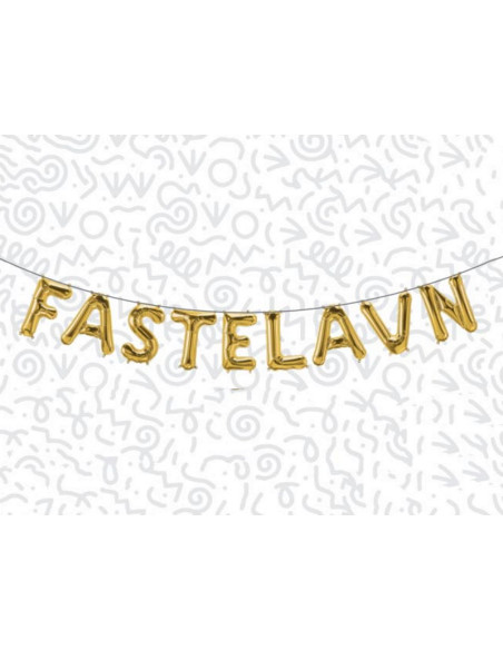 guld balloner fastelavn