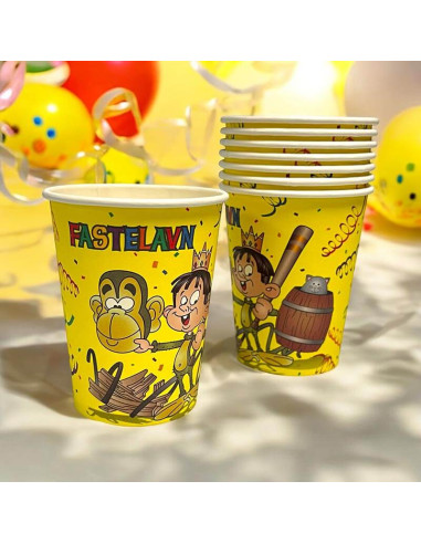 Papkrus Fastelavn, 8 stk. 250 ml