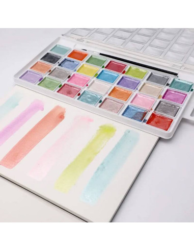 metal akvarel maling