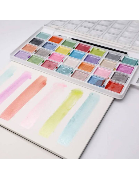 metal akvarel maling