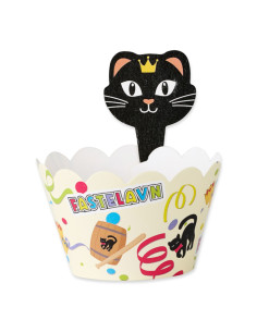 Fastelavn cupcake wrapper,...