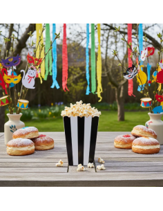 Popcornbægre, sort hvid, 8... 2