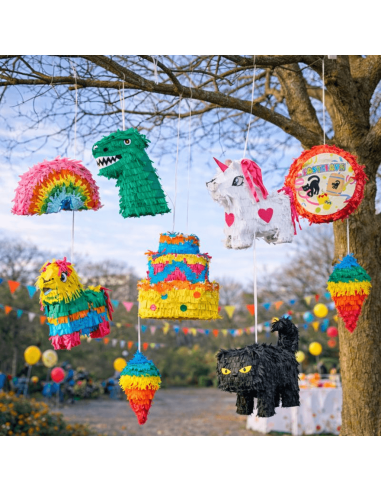 Piñata, Diamantform, 45 cm, med...